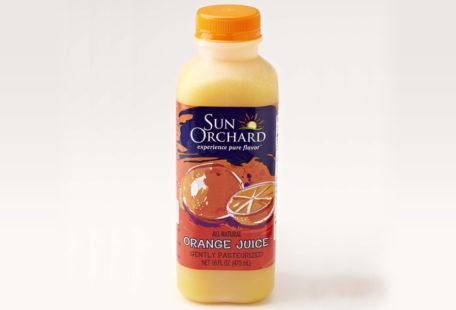 16 oz. bottle of orange juice