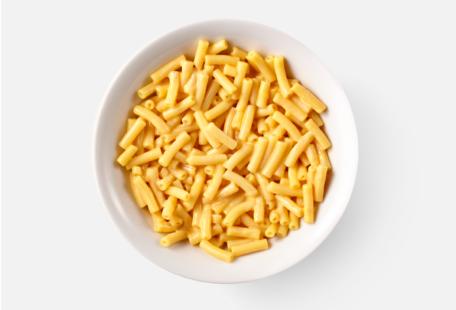 Kids macaroni and cheese in a bowl