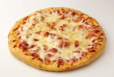 Kids cheese pizza on sourdough crust