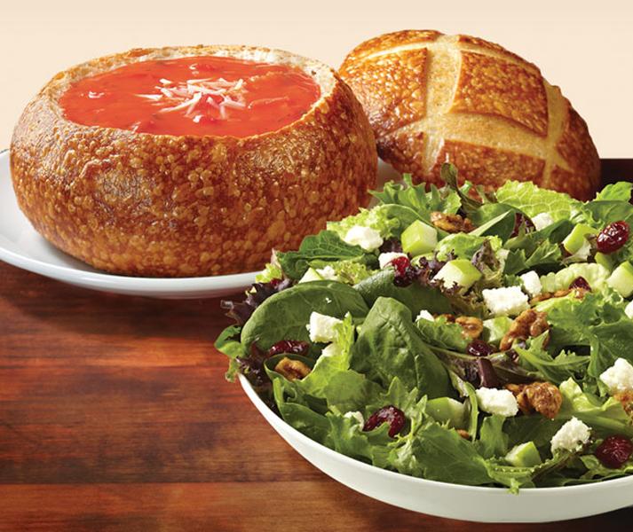 Souper Salad A Variety Of Breads