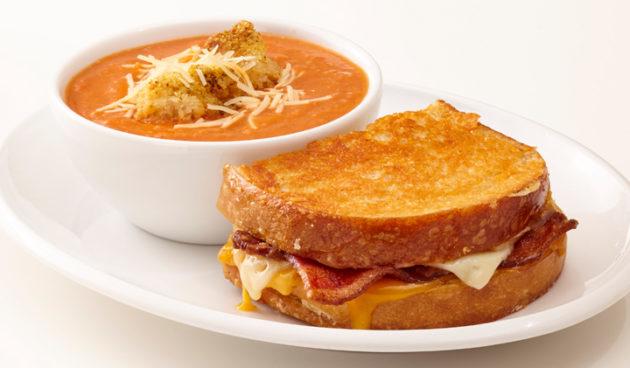 Grilled Cheese Combo, Great with Bacon and Tomato Soup
