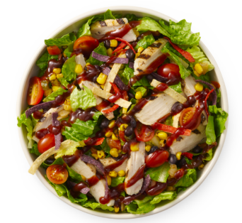 BBQ Chicken Salad in Bowl