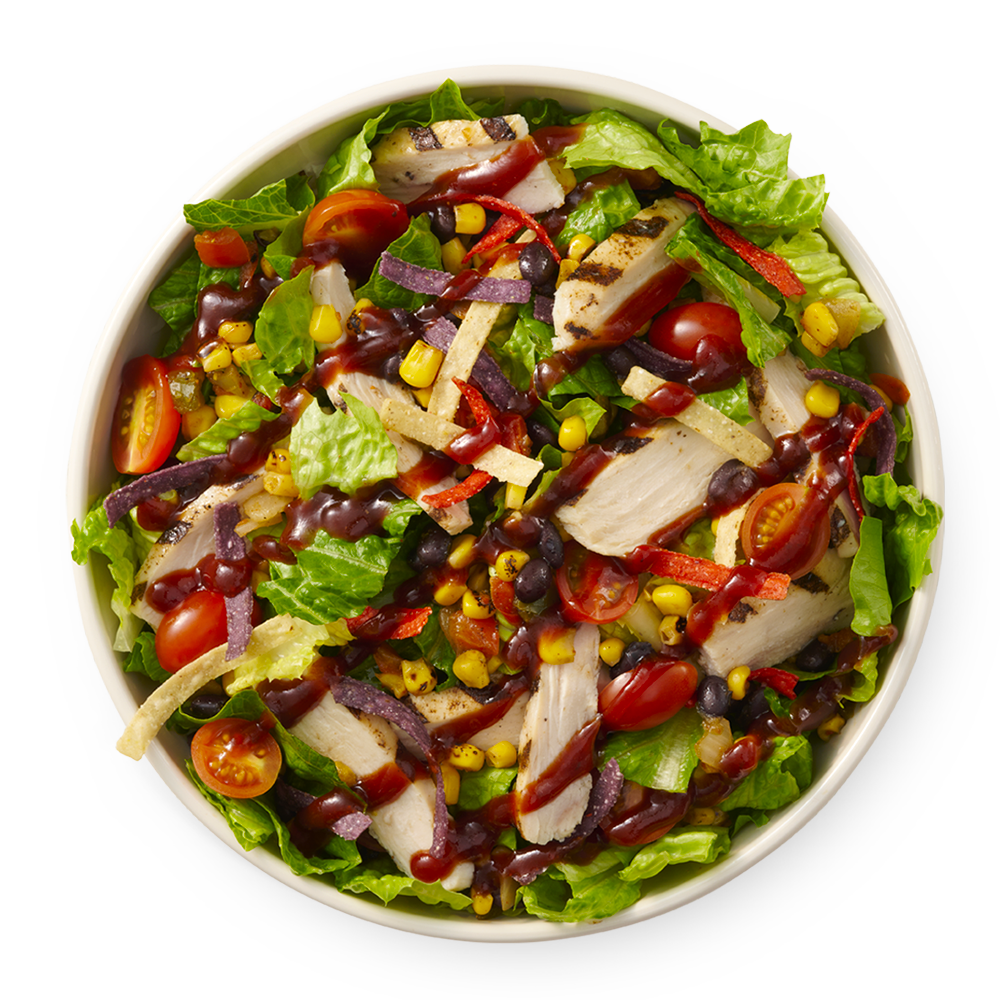 BBQ Chicken Salad in Bowl