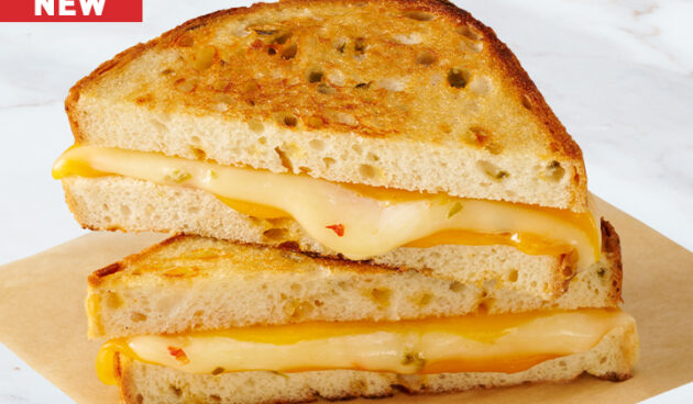 Jalapeno Cheddar Grilled Cheese