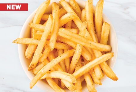 Boudin House Fries on Marble Surface