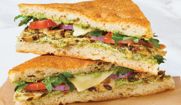 Chicken Pesto on Parchment