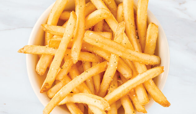 House Fries on Marble Surface