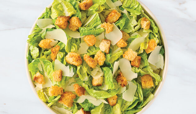 Traditional Caesar on Marble