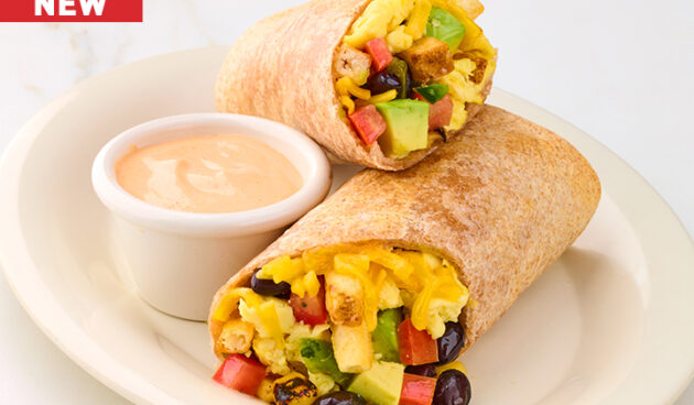 Veggie Breakfast Burrito Cali Style