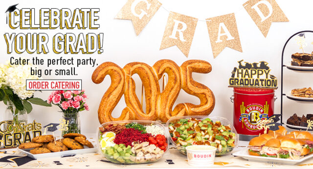 Graduation Catering Spread on Table