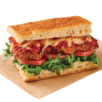 Crispy Chicken Parm on Parchment
