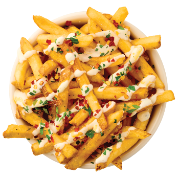 Spicy Buttermilk Ranch Fries in Bowl for Sides Category