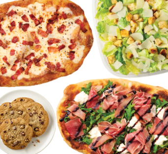 Family Meals Category featuring Pinsa Pizza Meal