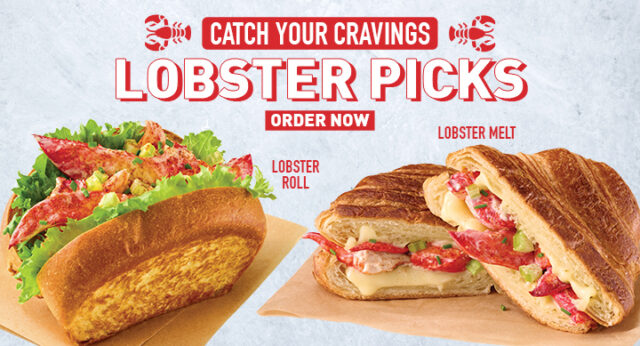 Lobster Sandwiches on Stone Surface